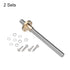 uxcell 2 Pcs 100mm / 4 Inch Tr8x2 Stainless Steel Lead Screw with T8 Brass Nut for 3D Printer Z Axis, CNC