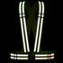 Reflective Vest Running Gear, High Visibility Elastic Adjustable Motorcycle Walking Reflective Vest for Men and Women
