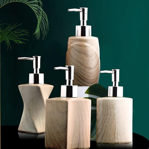 RENEESME Soap Dispenser Push-Type Soap Dispenser, Resin Soap Dispenser, Mouthwash Soap Dispenser, Kitchen Soap
