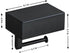 YWHWXB Toilet Paper Holder with Shelf and Storage Cabinet,Wall Mounted Toilet Tissue Holder,Plastic Toilet Paper Roll