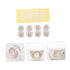 8pcs Self-Adhesive Storage Box Casters Easy Installation Furniture Wheels for Organizing Under-Bed Storage Plastic