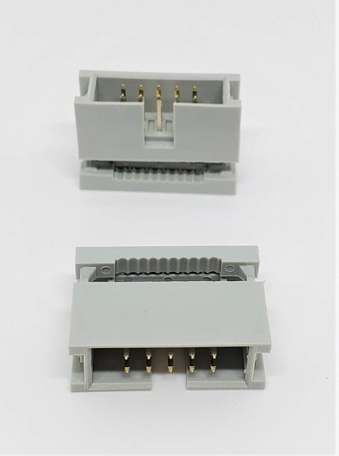 Pc Accessories - Connectors Pro 10-Pack 2X5 10P Dual Rows 2.54mm 0.1" Pitch Shrouded IDC Male Header Connectors