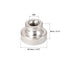 uxcell Knurled Thumb Nuts, 10Pcs M4x0.7mm Iron Round Knobs Fasteners for 3D Printer Parts