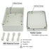 Zulkit Junction Box ABS Plastic Dustproof Waterproof IP67 Junction Boxes for DIY Electronic Projects