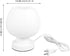 Dimming SEWACC Portable Touch Sensor Bedside Table Lamp with Adjustable and USB Charging Port Color Changing Night