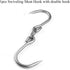 SATONBEYI 1pcs 11.8 Inches 8mm Swiveling Meat Hooks for Hanging, Stainless Steel Butcher Hook Heavy Duty Meat