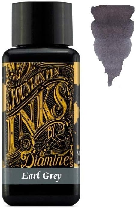 Diamine Fountain Pen Ink 30ml - 3 Pack, Oxblood, Earl Grey, Aurora Borealis
