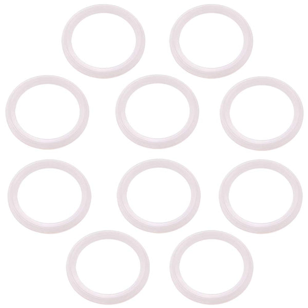 DERNORD Silicone Gasket Tri-Clover O-Ring - 2.5 Inch, Pack of 10