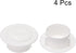 uxcell Round Vent Cover, ABS Plastic Adjustable Air Vent Cover White for 2.4" - 2.8" Diameter Hole, 4pcs