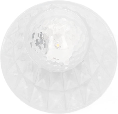 Walfront Crystal Table Lamp, Bedside Lamp, Bedside Night Light, Plastic Pretty Effects for Bedroom Home