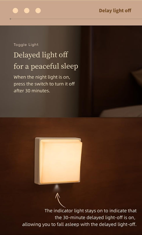 XiTason Nightlight for Kids Room,nightlights Plug in Wall,nightlights with a Switch,Very dim nightlight,Batter Wall