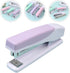 LUOZZY Large Capacity Desktop Stapler, Labor-Saving Stapler for Office Desk Accessories, Reduced Effort Stapler, Purple