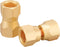 2 PCS Brass Female Flare Swivel Adapter, 1/4" Female Swivel Nut, Flare Tube Fitting, Valve Connector