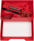 JAM Paper Stackable Half Desk Trays - Red, Office & Desk Supply Organizer, Sold Individually