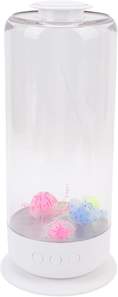 Yunir LED Jellyfish Lamp, 7 Color Changing Desk Aquarium with 4 Realistic Jellyfish,
