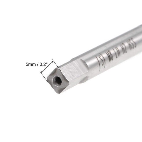 uxcell Metric Machine Tap Left M8 Thread 1.25 Pitch H2, 3 Flutes High Speed Steel