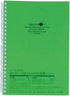 LIHIT LAB. Refillable Notebook (Journal), Lined Paper, Yellow Green, 8.3 x 6.1 inches (N1658-6)