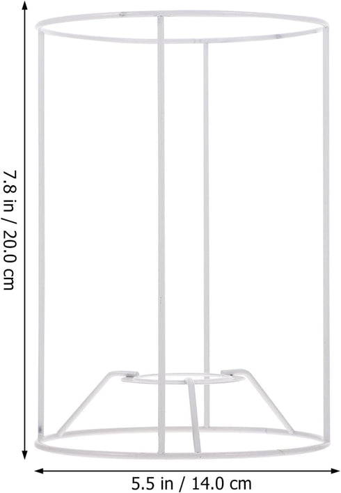 Bulb Uonlytech Metal Lamp Guard Metal Lampshade Frame Round DIY Ceiling Light Bracket Lamp Shade Cage Frame Light Guard