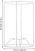 Bulb Uonlytech Metal Lamp Guard Metal Lampshade Frame Round DIY Ceiling Light Bracket Lamp Shade Cage Frame Light Guard