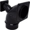 Valterra T1036-1 Flanged Valve Fitting - 3" Spigot x 3" Rotating Flange x 1-1/2" Rotating Flange, Black, 2-Way Ell