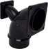Valterra T1036-1 Flanged Valve Fitting - 3" Spigot x 3" Rotating Flange x 1-1/2" Rotating Flange, Black, 2-Way Ell
