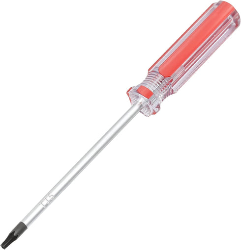 8PCS Magnetic Torx Screwdrivers Set, Torx Security Screwdriver T8, T9, T10, T15, 3mm, 75mm Long (Red)