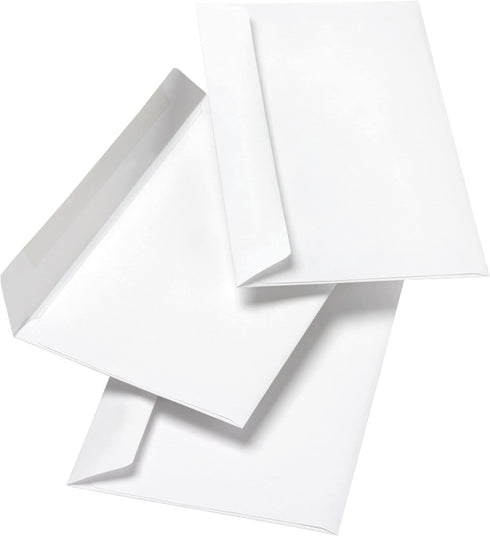Office Depot Booklet Envelopes, 6in. x 9in., White, Box Of 100 for Mailing & Organizing