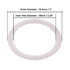DERNORD Silicone Gasket Tri-Clover O-Ring, 2.5 Inch, Pack of 2