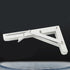 12 Inch Holibanna Foldable Triangular Stainless Steel Shelf Bracket Heavy Duty Support for Wall Mounted Desk and Bench