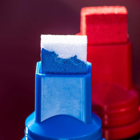 Window Markers for Glass - Washable Car Window Paint Pen, Auto Marker for All Surfaces, Blue, Jumbo Tip