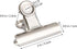 Coideal Silver Metal Hinge Clips - 20 Pack 2 Inch Large Bull Binder Paper Clips for Office, Kitchen Food Bags