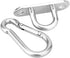 2 Set Heavy Duty Hanger with Swivel Carabiner, Hammock Wall & Ceiling Mount Swing Hooks for Outdoor Exercise & Yoga