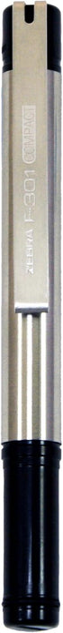 Zebra Pen F-301 Compact Retractable Ballpoint Pen, Stainless Steel Barrel, Fine Point, 0.7mm, 2-Pack