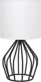HAITRAL Modern Bedside Table Lamp - Minimalist Small Lamp with Hollowed Out