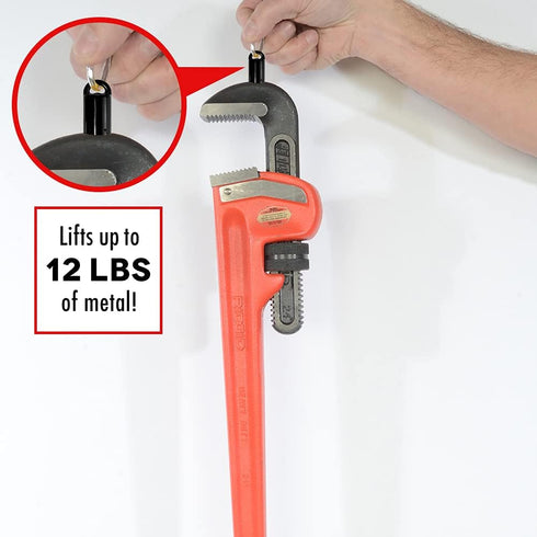 MagnetPAL Heavy-Duty Neodymium Anti-Rust Magnet Magnetic Stud Finder Tool Holder & Retrieval 12lb Pull Black