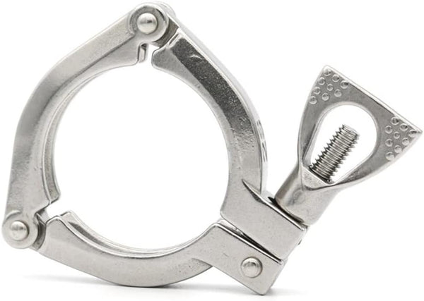 HNIGLLEEHN 1pc Heavy Duty 304 Stainless Steel Tri Clamp Clover - Sanitary Fitting