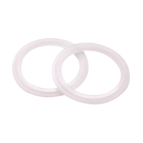 DERNORD Silicone Gasket Tri-Clover O-Ring, 2.5 Inch, Pack of 2