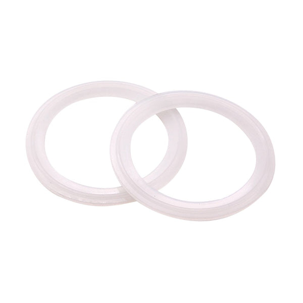 DERNORD Silicone Gasket Tri-Clover O-Ring, 2.5 Inch, Pack of 2