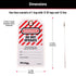 Master Lock 497A Lockout Tagout Tags, Laminated Do Not Operate, OSHA Compliant, 12 Pack