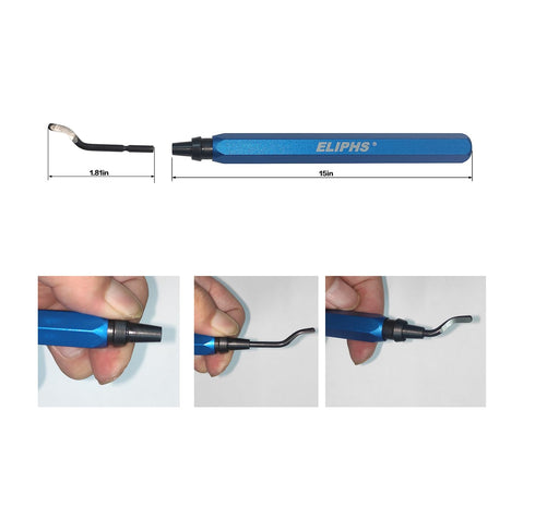 Deburring Tool Kit with 11pcs HSS Blades, Deburring Tool for Metal, Resin, Plastic, Wood, Aluminum