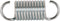 Prime-Line SP 9615 Extension Spring, Nickel-Plated Finish, 0.105 GA x 3/4 In. x 2-1/4 In., (2 Pack)