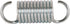 Prime-Line SP 9615 Extension Spring, Nickel-Plated Finish, 0.105 GA x 3/4 In. x 2-1/4 In., (2 Pack)