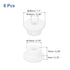 8Pcs Grommets 3/4"(19mm) 3/8"(10mm) Grommet uxcell Rubber Drill Hole, ID Hole Top Hat White Silicone Rubber Hole Plug