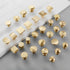SANCHAKOU 2Pcs Drawer Handles Pull Brass Wardrobe Cabinet Door Handle Bedside Table Wine Cabinet Drawer Handle Diamond