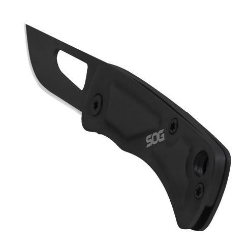 SOG CE1002-CP Folding Knife, Black, Keychain Size with 1.4" Blade (CE1002)