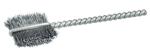 1/2" Power Tube Brush, Weiler 21053, 005" Stainless Steel Wire Fill, 9/16" Brush Length, Made in The USA (Pack of 10)