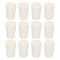 MECCANIXITY Rubber Tapered Plug - 13mm to 17mm Solid Test Tubes Bungs Stopper for Lab Home (12 Pieces)