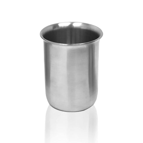 Stainless Steel Beaker with Rim - Low-Form Beakers for Science, Industrial-Grade Chemistry Lab Equipment, 100ml