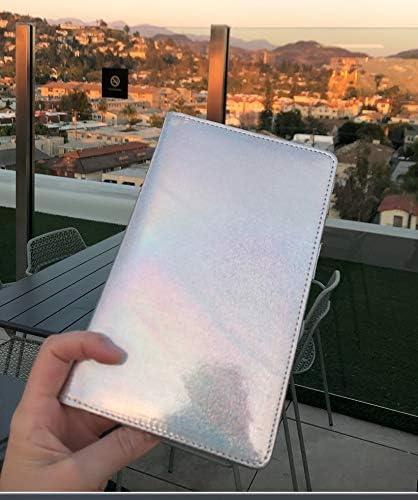 Holographic Glitter Silver Server Book for Waitress, Cute Bling Organizer Fit for Waitress Apron