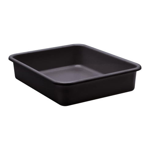 Teacher Created Resources Large Black Plastic Letter Tray, Pack of 6